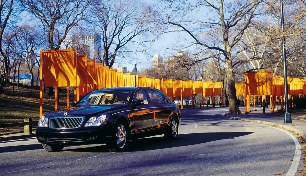 Ein Maybach, fotografiert im Central Park in New York